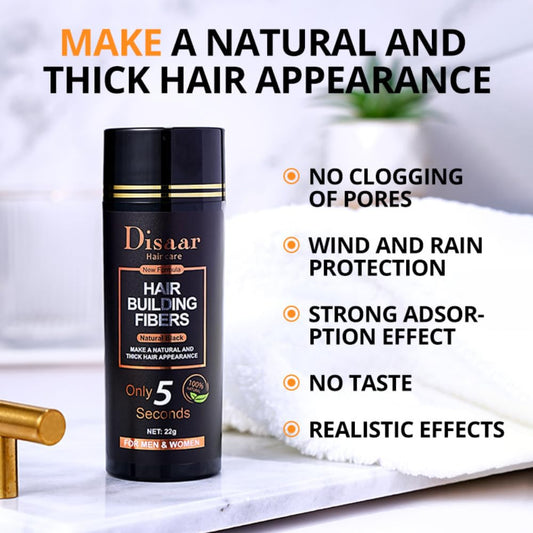 ENGROSAMIENTO DE FIBRAS CAPILARES DISAAR. Vas a lograr una cobertura natural, rápida y efectiva en segundos. Sin cirugías, sin químicos agresivos, sin complicaciones. Tu imagen, tu confianza y tu presencia, renovadas al instante. 💁♂️💁♀️