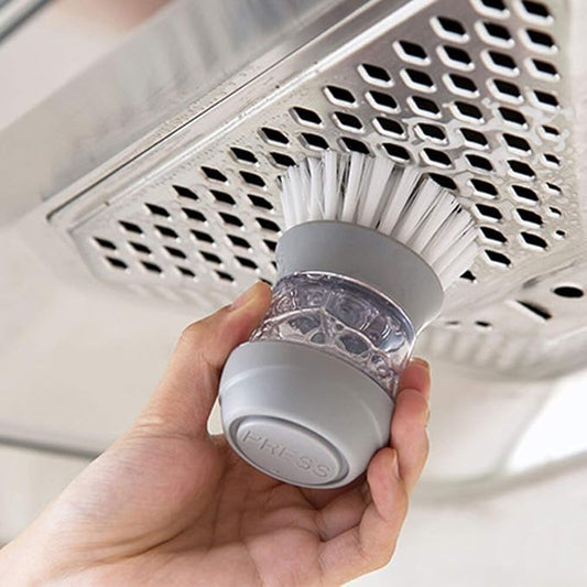 Cepillo limpiador con dispenser de jabón. Pagas al recibir. Envíos gratis a todo el Paraguay.